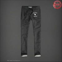 heren abercrombie and fitch elastisch sweatpants diepgrijze wit Nieuwe Stijl 8jtoi374